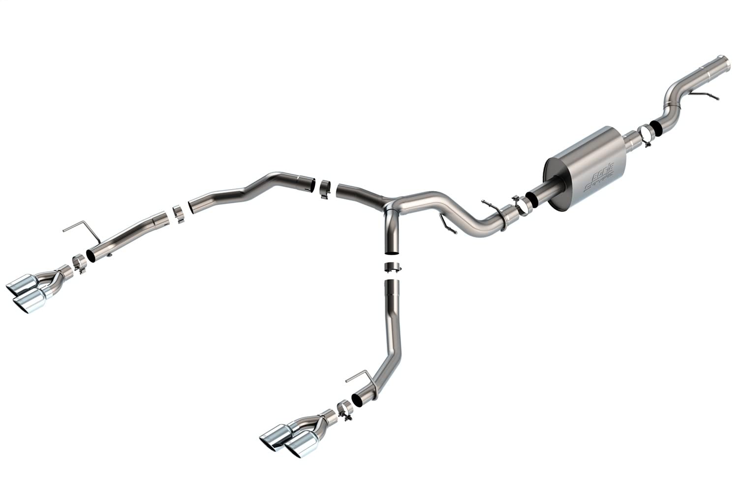 Borla 140858 Cat-Back Perf. Exhaust System For 2021-2024 Chevrolet Tahoe Premier/Tahoe High Country/Tahoe Z71/ Tahoe Rst/Gmc Yuk