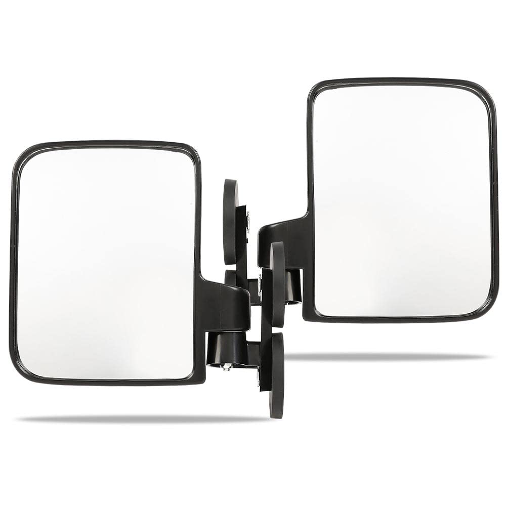 PIT66 Side Mirrors Rubber Coated 114lb 2.7   Rated Magnetic Tractor Mirror 1 Pair
