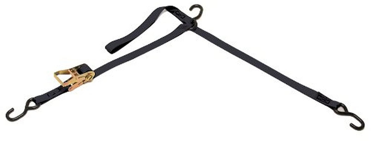 BoatBuckle P.W.C. Ratchet Tri-Down with Soft Hook, 1-Inch x 8-Feet