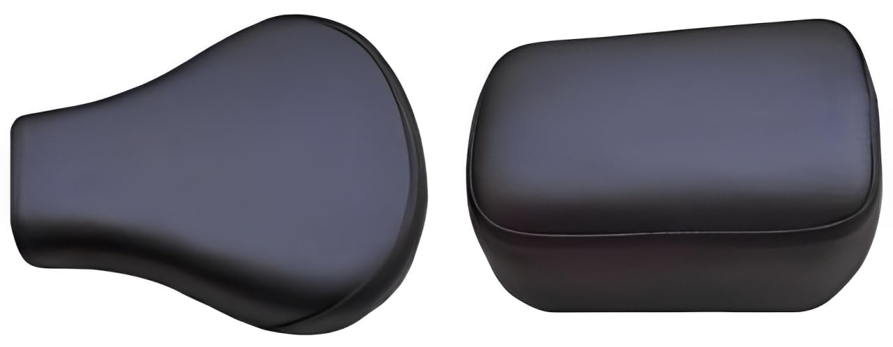 Guance PU Leather Seat Cover for Royal Enfield Classic 350, Full Black