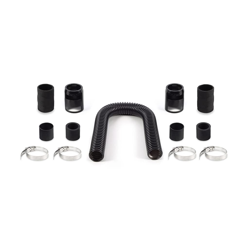 Mishimoto Mmah-U24Bk Universal Flexible Stainless Steel Radiator Hose Kit, 24”, Black