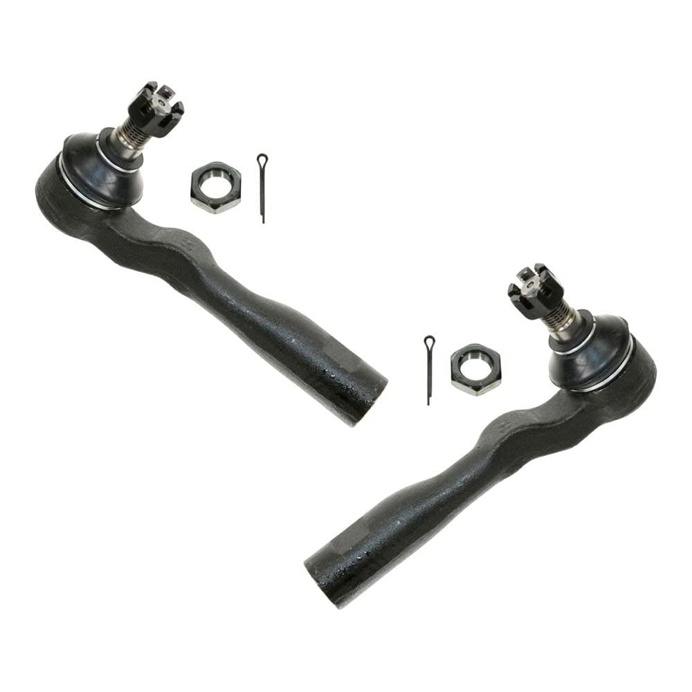 TRQ Front Outer Tie Rod Set Compatible with 2003-2007 Toyota Sequoia 2003-2006 Tundra