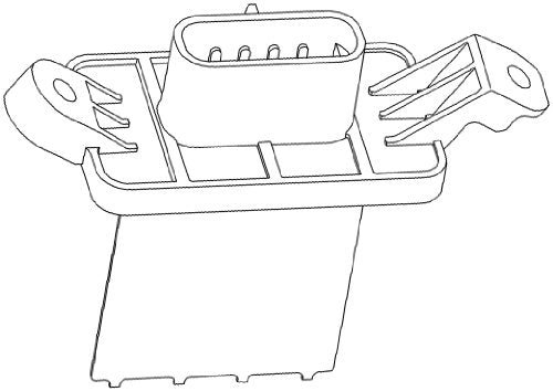 GM Genuine Parts 15-80878 Auxiliary Heating and Air Conditioning Blower Motor Resistor