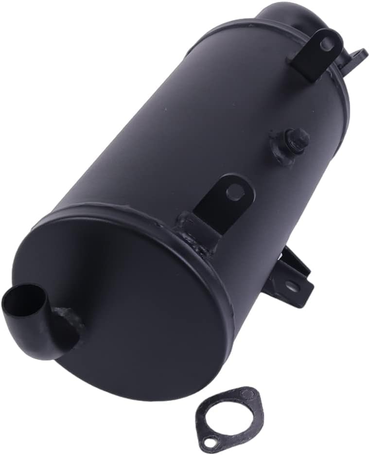 Chamixx Exhaust Assembly Muffler 18091-0235 18091-0487 with Gasket 11061-0132 Compatible with Kawasaki Mule 600 2X4 610 4X4 SX K