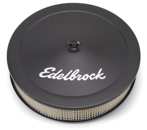 Edelbrock 1223 Pro-Flo Black Finish 3' Round Air Filter Element With 14' Diameter