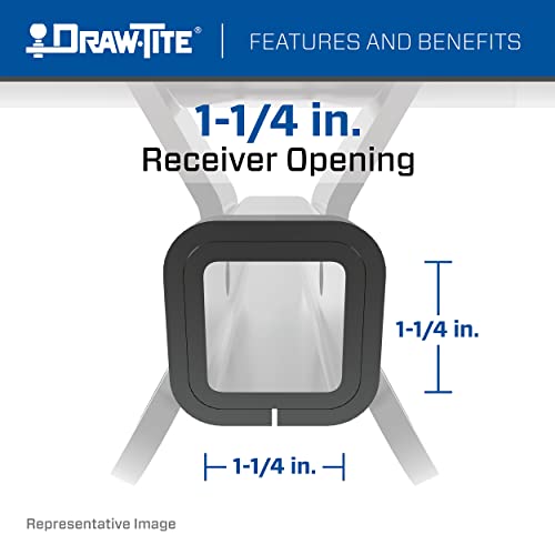 Draw-Tite 36284 Class Ii Frame Hitch With 1-1/4'' Square Receiver Tube Opening , Black