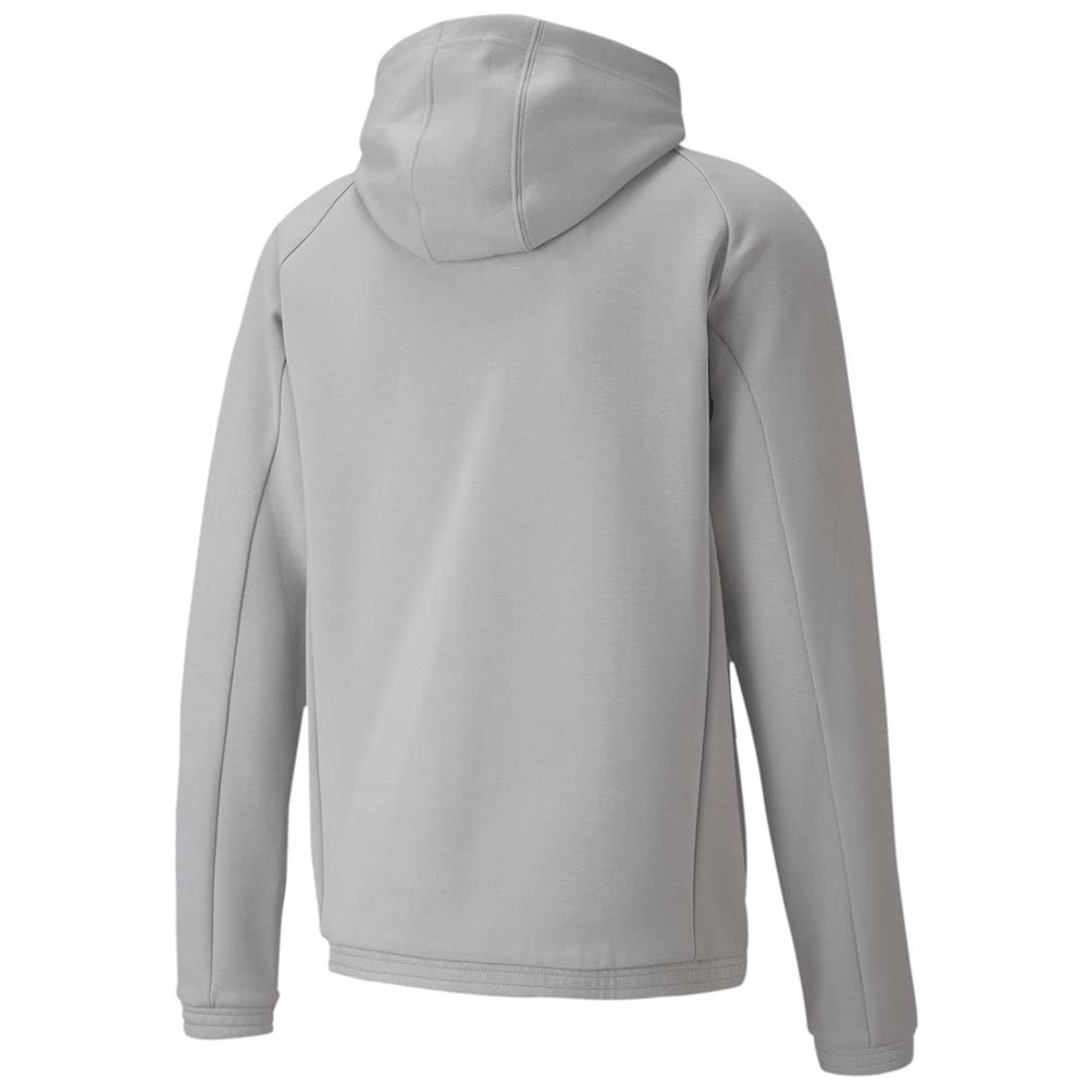 PUMA Formula 1 Mercedes AMG Petronas Men's Sweat Jacket, Large, Nylon, Mercedes Team Silver, Model 59803302