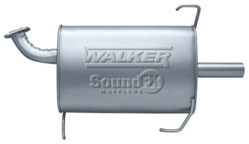 Walker SoundFX 18832 Direct Fit Exhaust Muffler 2 Inlet (ID) 2 Outlet (OD) for Cadillac DeVille