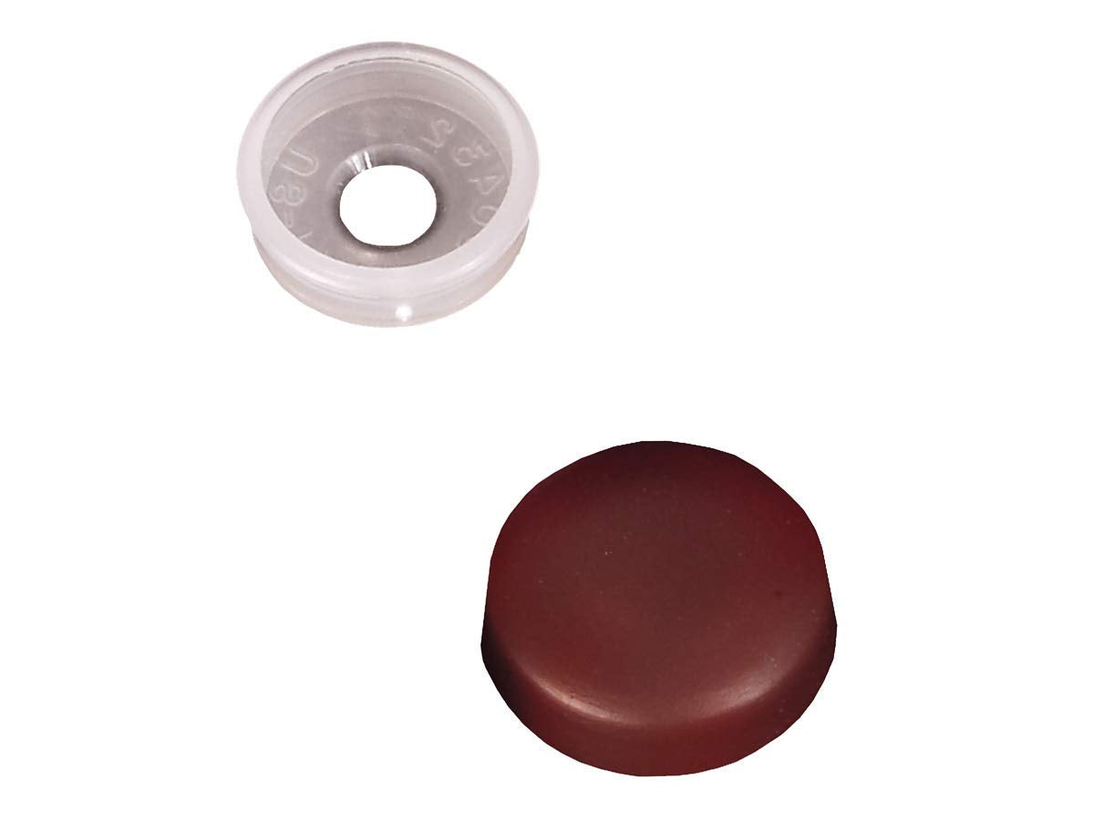 Rv Designer H605, Screw Covers, Brown, 14 Per Pack, Interior Hardware