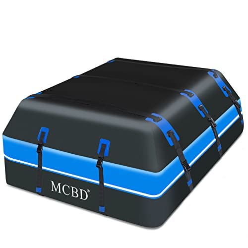 Rooftop Cargo Carrier, 26 Cubic Feet Soft-Shell Waterproof Car Roof Luggage Bag For All Vehicles Suv With/Without Rails, Include