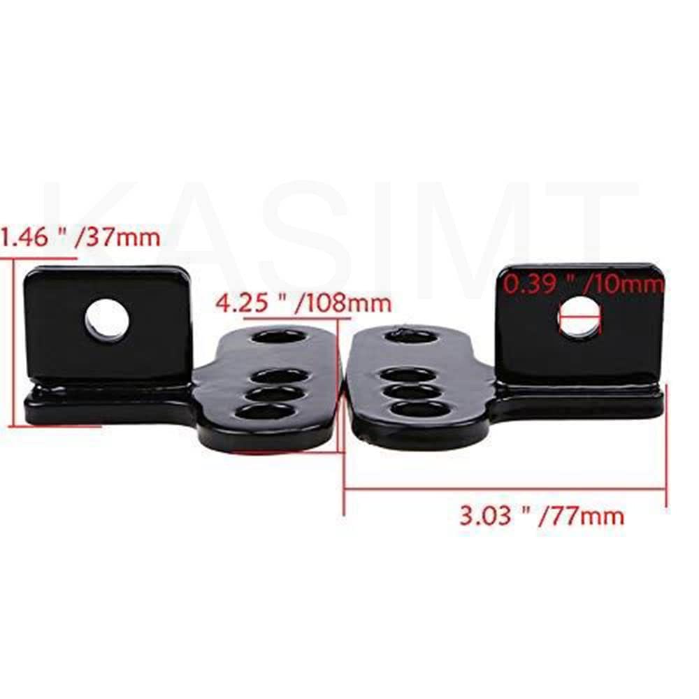 Adjustable 1 + 2 + 3 Rear Lowering Link Kit Sportster 883 + Sportster 1200 Motorcycle Drop Links Fits for Harley motobike (Black