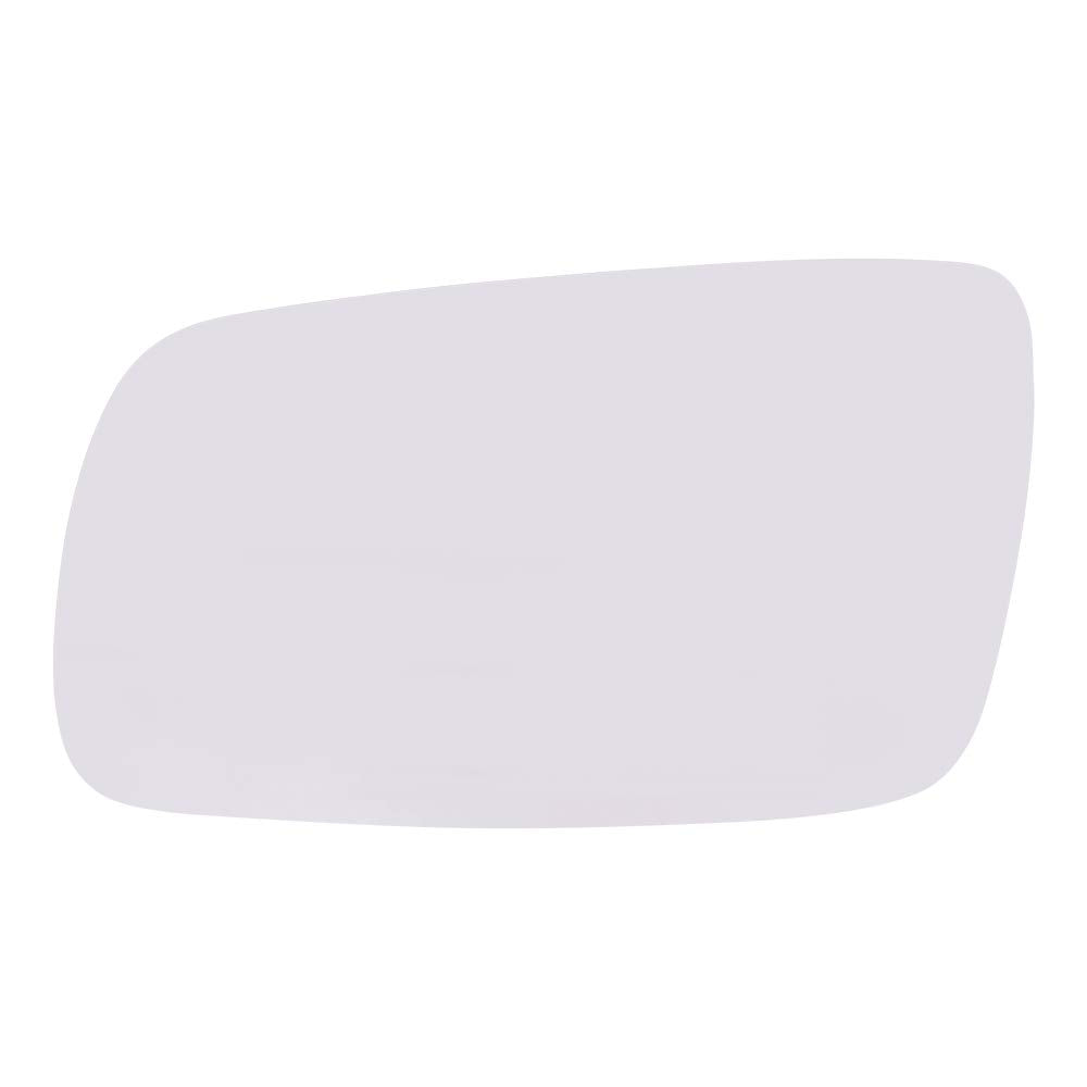 Brock Replacement Driver Side Clear Mirror Glass And Base With Heat W/O Split Glass Compatible With 1999-2007 Golf 1999-2005 A4