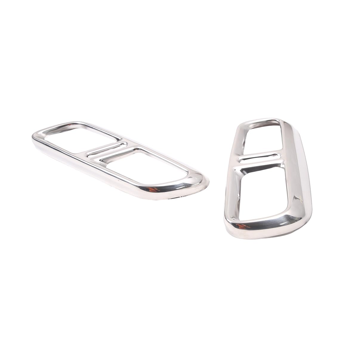 Automotive Tail Throat Exhaust Cap Trim Exhaust Muffler Tube Compatible With Land Rover Range Rover Sport 2023 2024 Automotive Tail Throat Exhaust Cap Trim Accessories (Style A Bright Light)