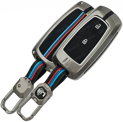 Shopoflux Metal Key Cover Compatible With New Ford Ecosport Titanium (Pack Of 1)
