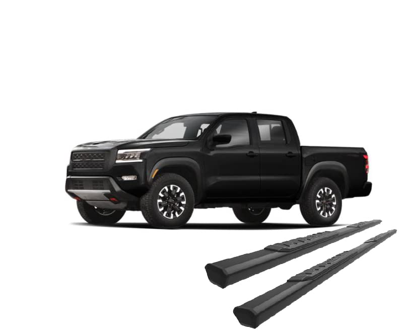 Black Horse Off Road Black Horse Epic Running Boards Black Compatible With 2005-2023 Nissan Frontier-E3079