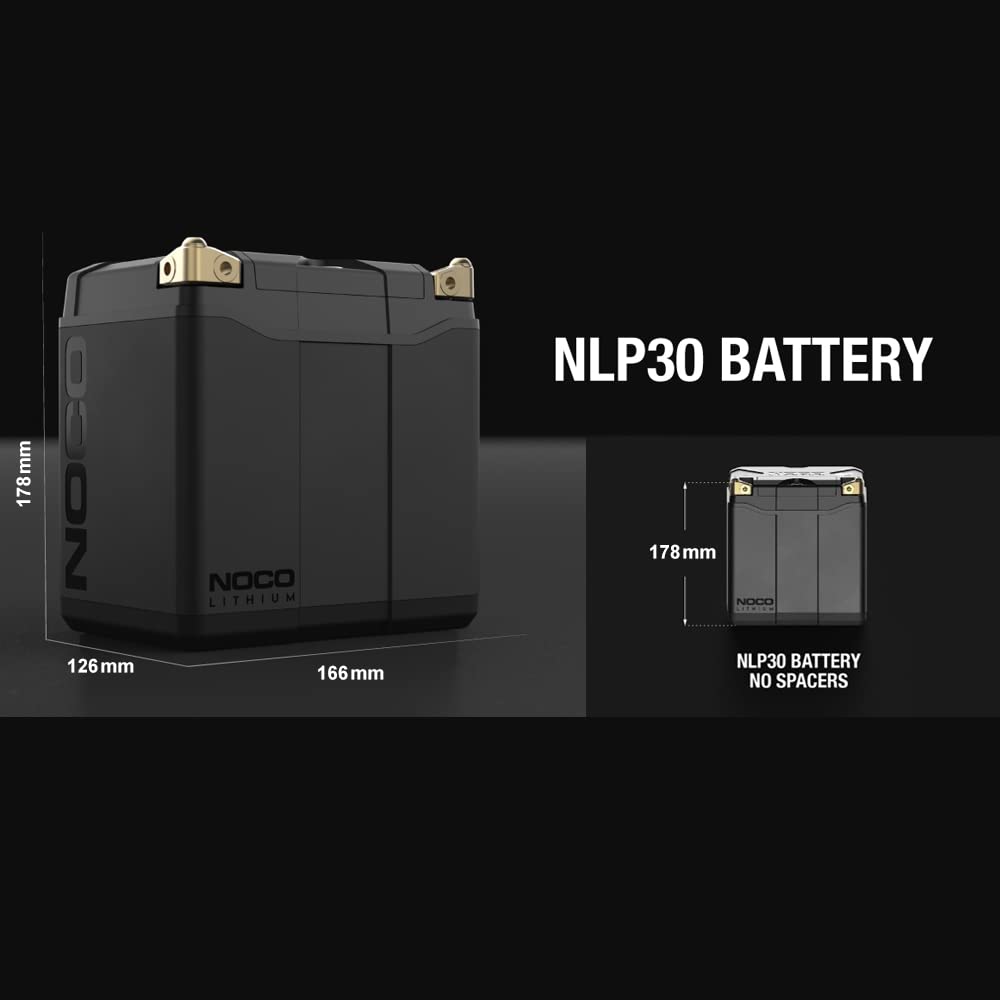 Noco Lithium Nlp30, Group 30, 700A Lithium Lifepo4 Motorcycle Battery, 12V 8Ah Atv, Utv, Jet Ski, 4 Wheeler, Quad, Riding Lawn M