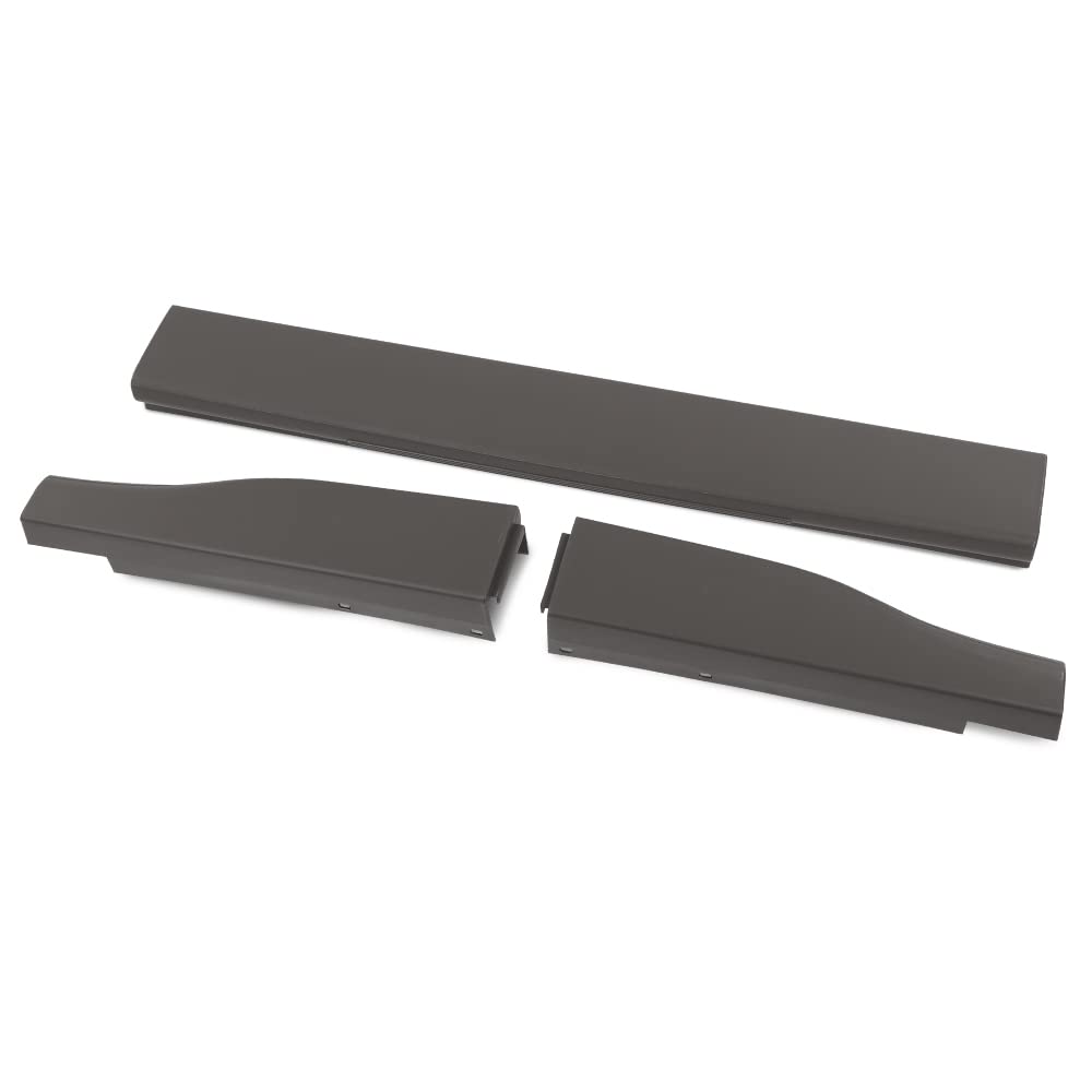 Pit66 Flex Step Tailgate Molding Trim Set Compatible With Ford F250 F350 F450 F550 2011 2012 2013 2014 2015 2016 3Pc Brown