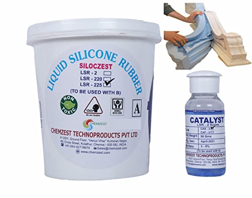 Siloczest Lsr225 Liquid Silicone Rubber For Artificial Stone, Wood Mold Making Applications (Lsr 225 Slow1 Kg)