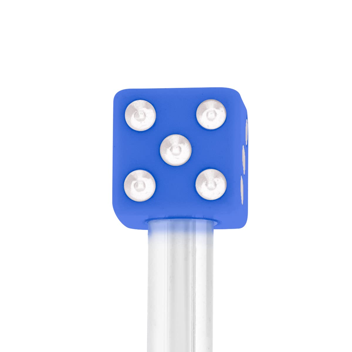 United Pacific 70043 High Impact Plastic Construction Dice Door Lock Knobs For Classic & Vintage Cars/Trucks, 10-32 Thread - Blu
