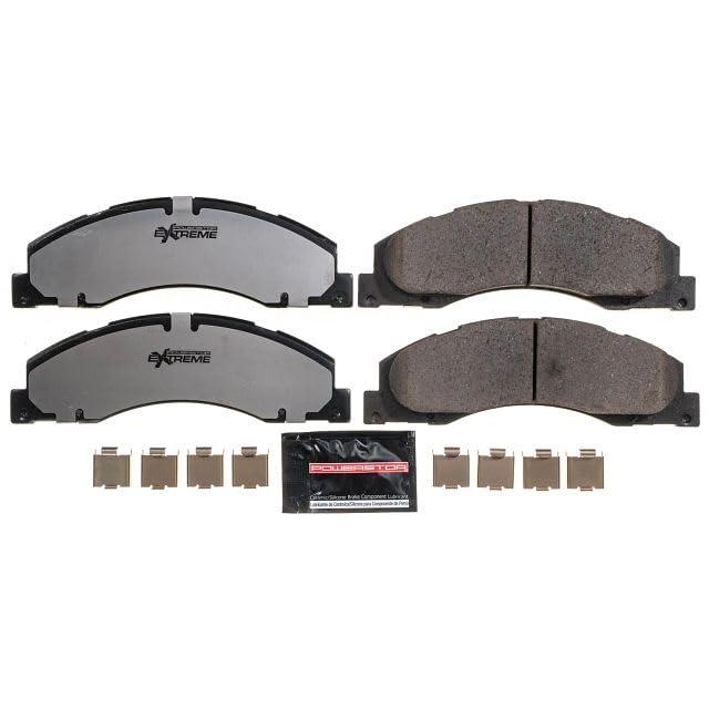 Power Stop Z36-1328 Front Z36 Truck and Tow Brake Pads For Ford E-150, Ford E-250, Ford E-350 Super Duty, Ford E-350 Super Duty,