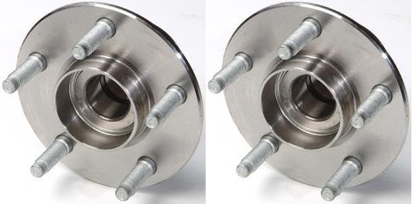 Trq Rear Wheel Hub Bearings Assembly Set Compatible With 1990-2007 Ford Taurus 1990-2005 Mercury Sable