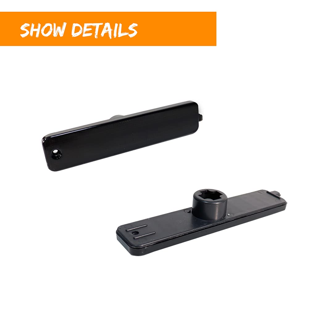 Adiil Side Maiker Lights Bumper Reflector Lamps Cover Housing Kit Compatible With 1993-2002 Pontiac Firebird Trans Am