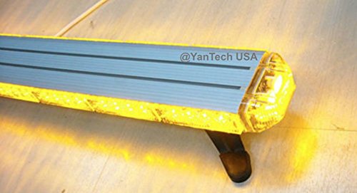 Yantech 60' Amber Clear Super Bright Led Light Bar 102 Leds Flashing Warning Tow Truck Wrecker Police Snow Plow With Cargo Lights And Brake Or Turn Signal Lights - Usa Warranty W/Lifetime Service