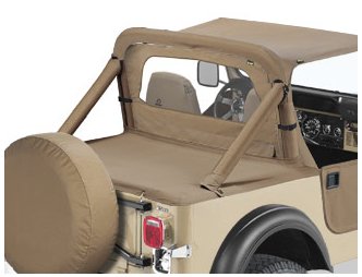 Bestop 8000704 Tan Sport Bar Cover For 1980-2016 Cj5, Cj7 & Wrangler