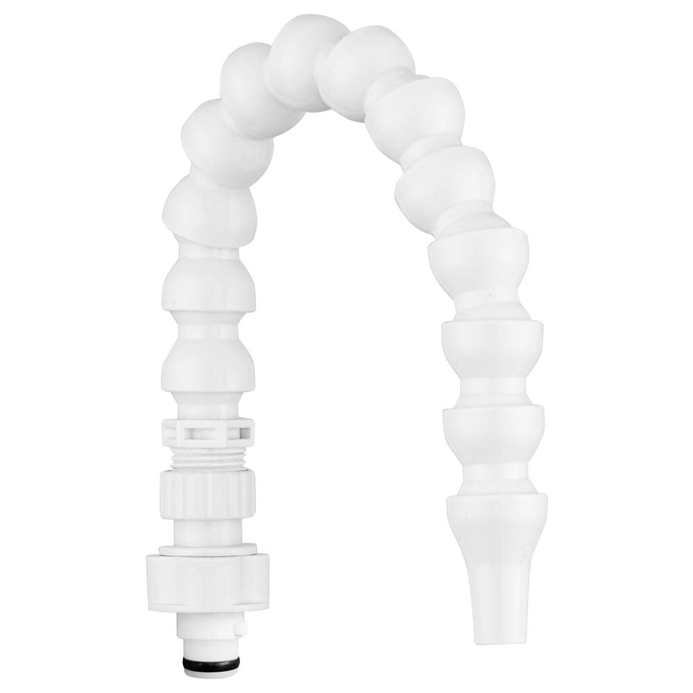 Dura Faucet Rv Exterior Quick Connect 360-Degree Flexible Gooseneck Spout. Fits Only With Dura Faucet Branded Products (White)