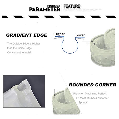 2Pcs Universal Car Shock Absorber Spring Bumper Power Auto Buffers A/B/C/D/E/F Type Spring Bumpers Rubber B Type