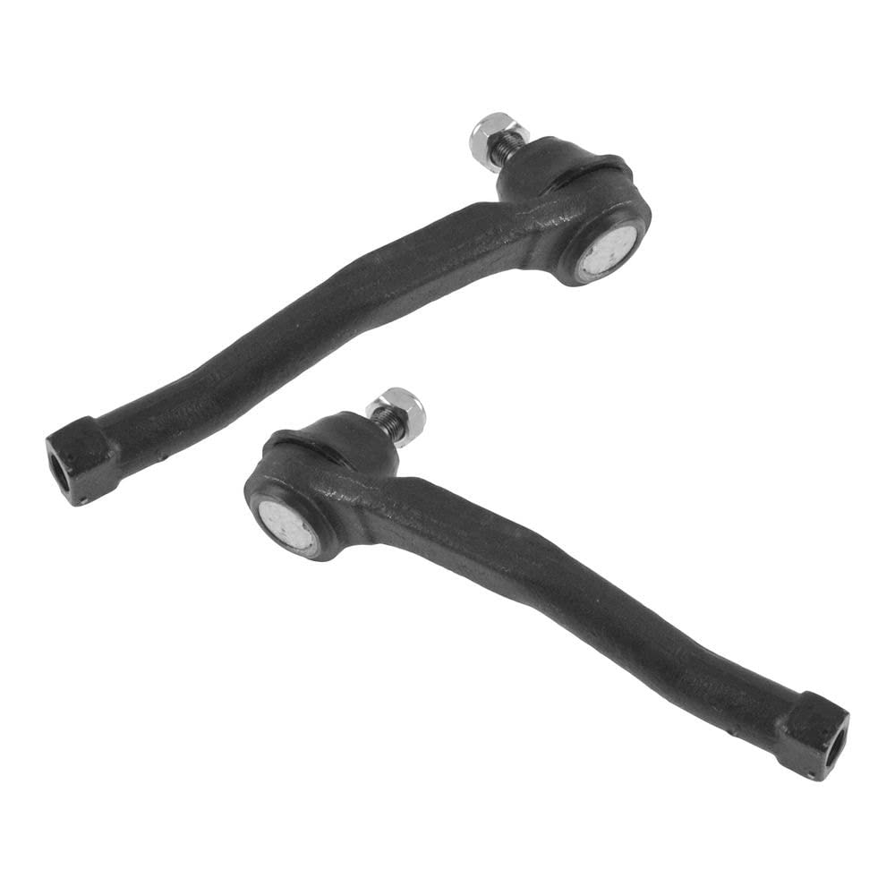 TRQ Front Outer Tie Rod Set Compatible with 2004-2011 Chevrolet Aveo 2007-2011 Aveo5 2009-2010 Pontiac G3