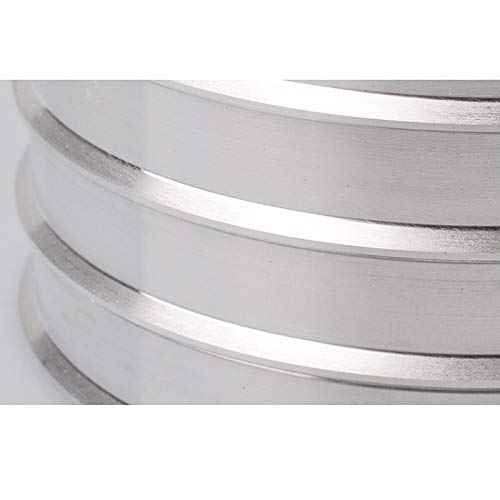 Dcvamous Alloy Aluminum Hub Centric Rings 74.1 To 72.6, Set Of 4 - Performance Spigot Hubrings Fit 72.6Mm Vehicle Hub And 74.1Mm