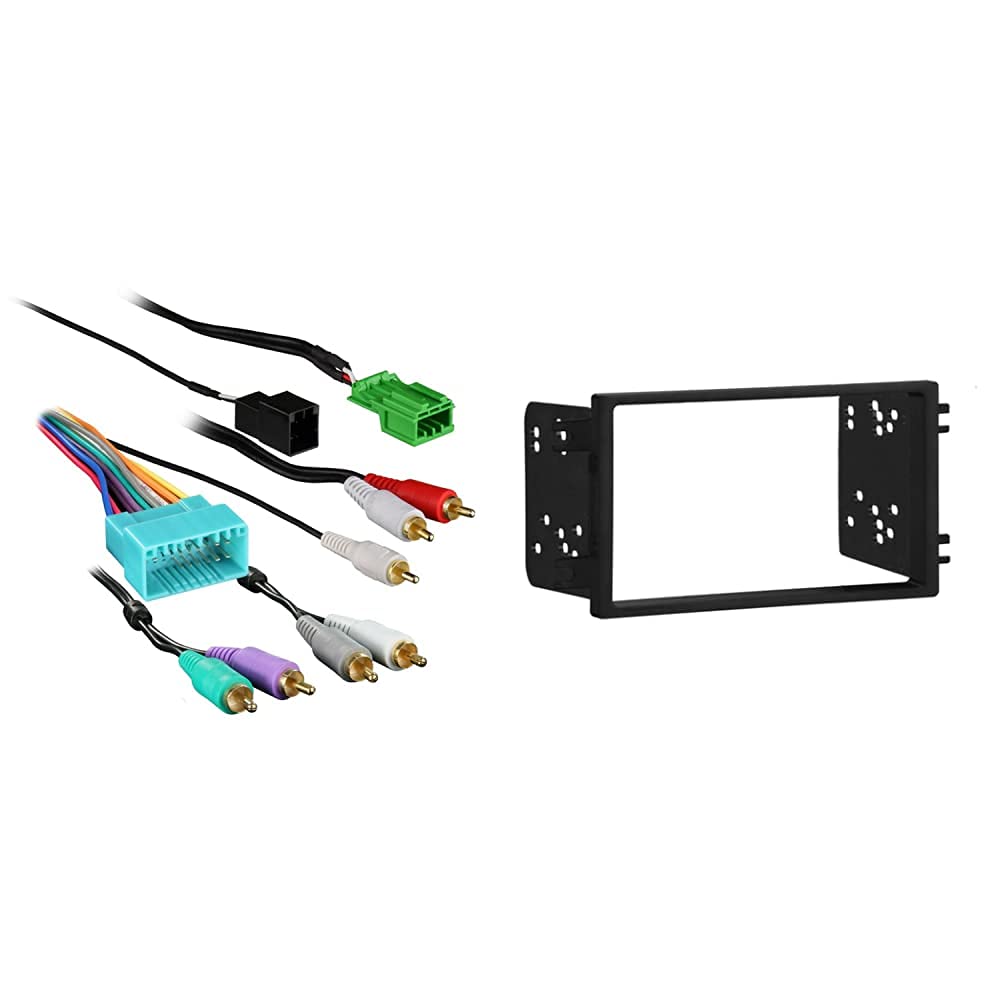 Metra 70-7863 Amplifier Harness and 95-7863 Double DIN Kit for 2003-2011 Honda Element