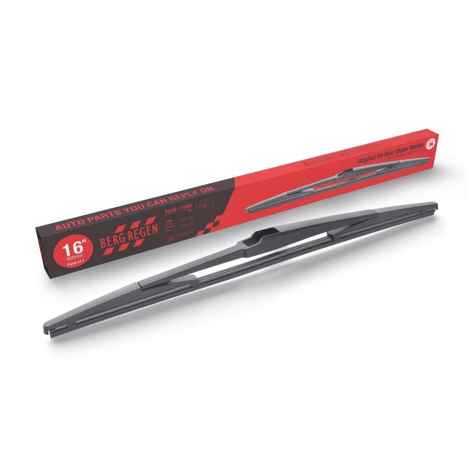Berg Regen Rear Wiper Blade 16 Inch Replacement For Toyota Sienna 2020-2011 2005 2004, Prius 2020-2004, Back Windshield Wiper Bl