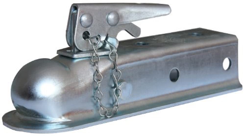 Husky 87073 2'' Ball 2'' Width Straight Coupler With Chain , Grey