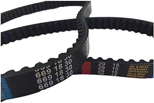 5Pcs 669 18 30 Cvt Drive Belt For 49Cc 50Cc Gy6 139Qmb Roketa Baja Tank Jmstar Taotao Vespa Jonway Moped Scooter Atv Go Kart