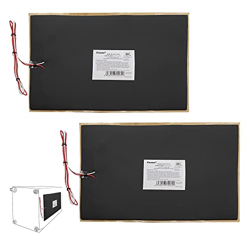 Facon Cw-T1218, 12'' X 18'' Rv Tank Heater Pad With Automatic Thermostat Control, Use With Up To 50 Gallons Fresh Water/Grey Wat