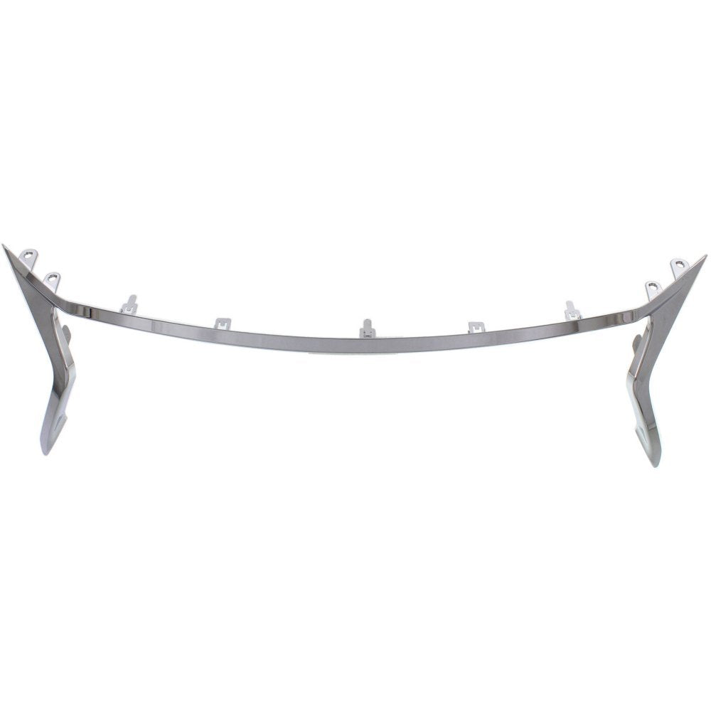 Evan-Fischer Grille Trim Molding Compatible with 2013-2015 Lexus GS350 Plastic Chrome