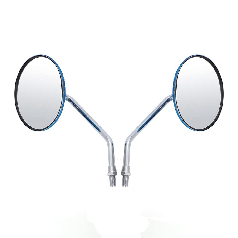 Motoparty Motorcycle Mirrors,Rear View Mirror, M10×1.25, For Honda Cb125S Ct70 Mt125 Mt250 Xl100 Xl125 Xl175 Xl70 Ct125 Sl100 Sl125 Cb Ct Mt Xl Sl