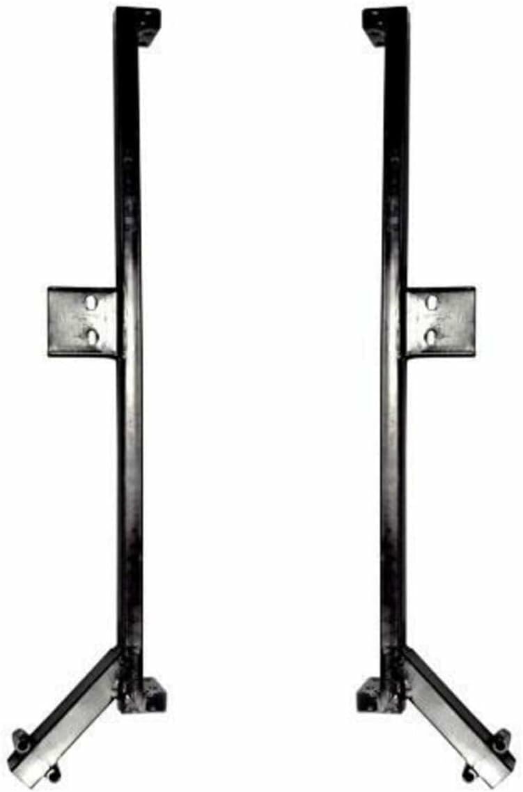 Performance Plus Carts Madjax Mjfx Club Car Precedent Golf Cart Armor Nerf Bar Drop Down Side Step And Mounting Kit | Black Matte Texture | Compatible With 2004-Up Models