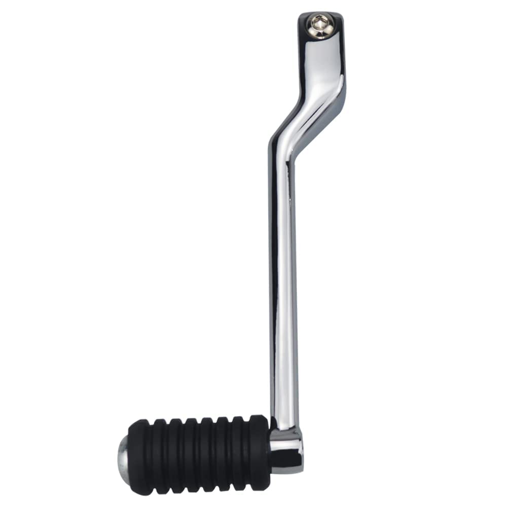 Wowtk Heel Shift Lever,Rear Shift Lever Compatible With Harley 1986-2017 Fl Softail, 1988-2024 Touring Road Glide Electra Road King Street Glide And 2008-2024 Trike Models,Chrome