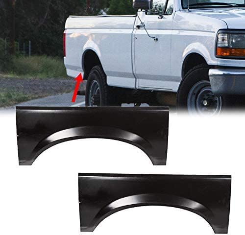 Ecotric Wheel Arch Repair Quarter Panel Patch Upper Lh Rh Driver&Passenger Side Set Compatible With 1987-1996 F150 F250 F350 Rep