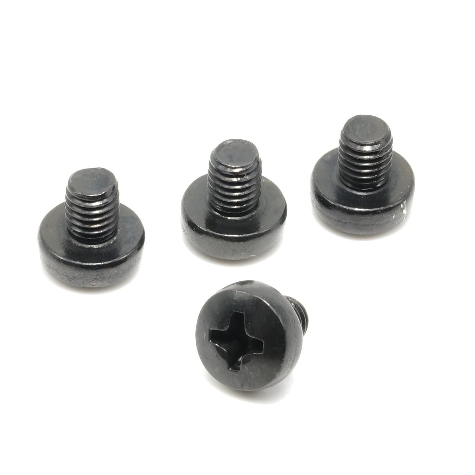 Replacementscrews Rear License Plate Screws Compatible With Tesla Model Y (My) - Stainless Steel - Black Oxide - Standard Length (Pack Of 4)