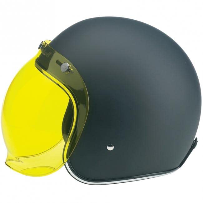 Biltwell Bubble Shield Yellow - Anti-Fog, Scratch Resistant, Uv/A Uv/B Resistant