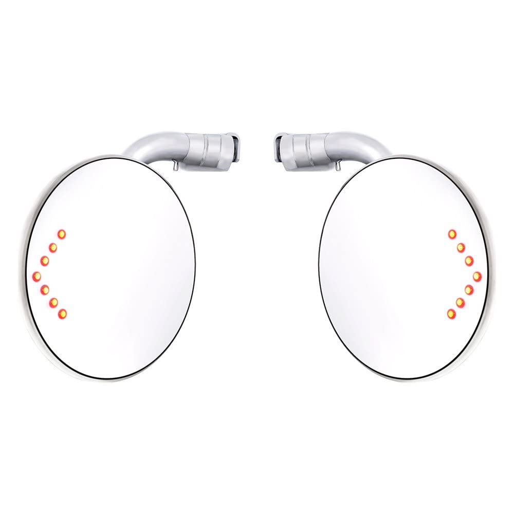 United Pacific Industries 110743 4 Peep Mirror Bundle with LED Turn Signal, 1 Pack