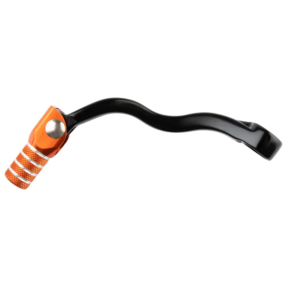 Tusk Folding Shift Lever Black/Orange Tip - Fits: KTM 250 XC 2006-2016