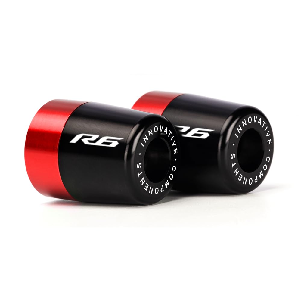 Mokiton Handle Bar Ends Hand Grips Plug Caps Compatible with Yamaha YZF R6 2006-2013 2014 2015 2016 2017 2018 2019 2020 | Motorc