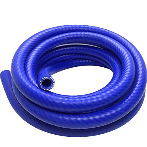 Silicone Hose Tube 1-Ply Reinforced Line Universal 5/16' (8Mm) Id High Performance 60 Psi Max Pressure High Temperature 9/16' Od, 10 Feet