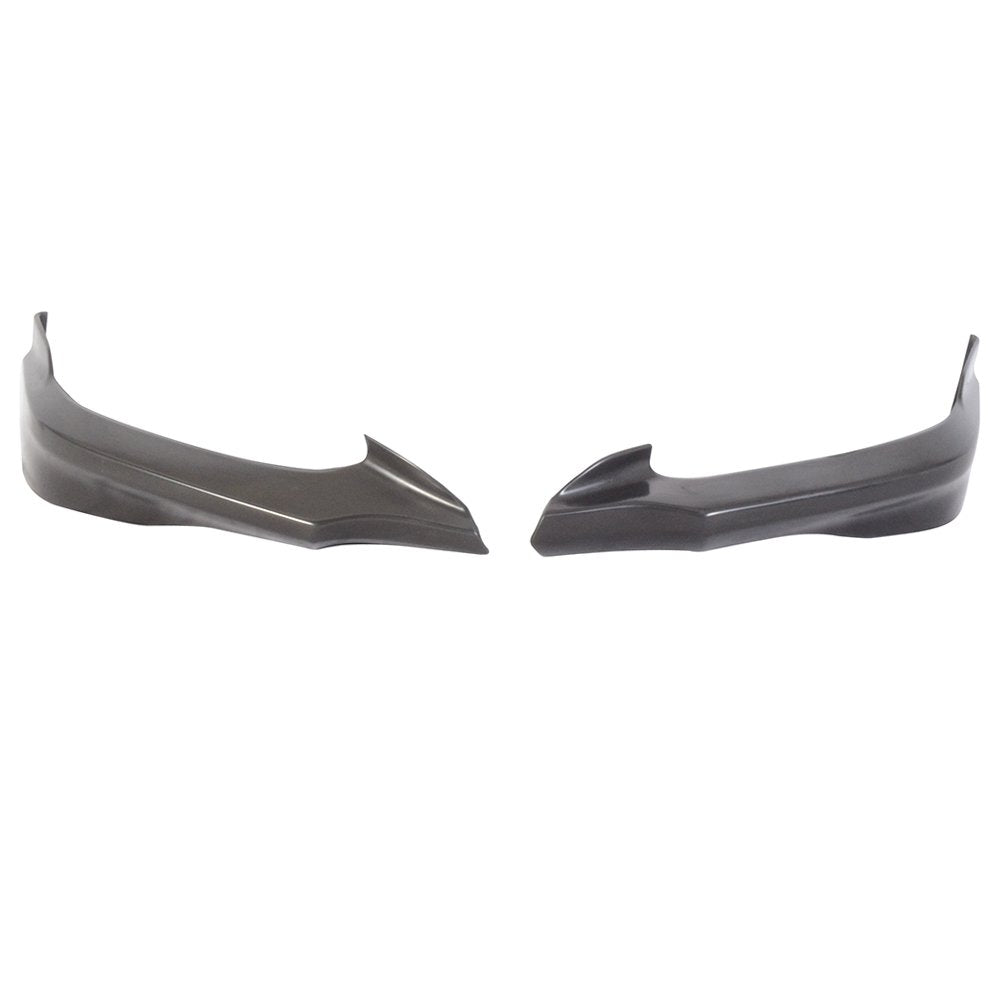 Front Bumper Lip Compatible with 2012-2013 Honda Civic, HF-P Style Black PU Front Lip Finisher Under Chin Spoiler Add On by IKON