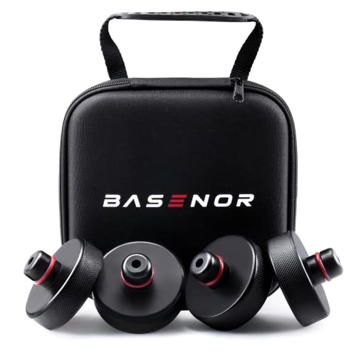 Basenor Tesla Model 3/Y/S/X Jack Pad Lifting Pucks Jack Lift Pad Adapter Tool With Storage Case(Protects Battery & Chassis) (4 P